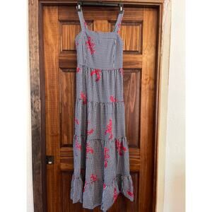 Lobster Print maxi dress Small